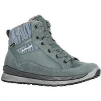 Lowa Winter-Travelschuhe Alvera GTX (Veloursleder, wasserdicht) rauchgrün Winterstiefel