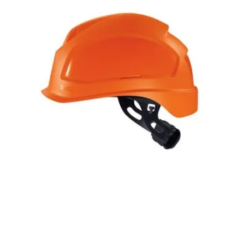 uvex pheos ABS B-S-WR Schutzhelm - mit Lüftung - mit Drehradsystem - gekürztem Schirm  orange 51 cm - 61 cm - 9772271