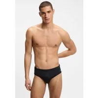 BOSS Badehose Brief John mit kontrastfarbenem BOSS Logo-Schriftzug