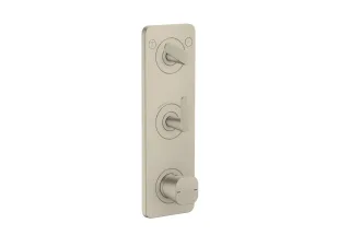 Hansgrohe Thermostat Modul 380/120 Unterputz FS Axor Citterio C 2 Verbr.Cubic brushed nickel, 49701 49701820