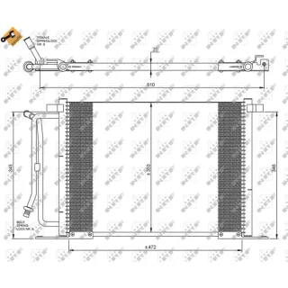 NRF Klimakondensator Ford Courier Fiesta Puma Mazda 121