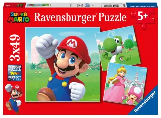 Ravensburger Puzzle - Super Mario [3x49 Teile]