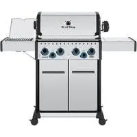 Gasgrill Baron S 490 IRX edelstahl, mit IR-Seiten- und Heckbrenner