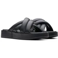 Clarks Alda Glide Hausschuh, Slides, Schlappen mit gepolsterter Bandage