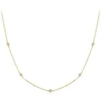 Runde Perlé Silberkette zarte Kette mit kleinen Moissaniten, 925 Sterling Silber, 18K Gold, GRA Zertifikat, VVS1 Klarheit, Echtschmuck