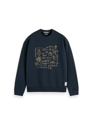 Scotch & Soda - Pullover Männlich Grau - Gr. - XL