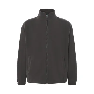 JHK - Fleecejacke Durchgehender Reißverschluss für Herren (Graphit)