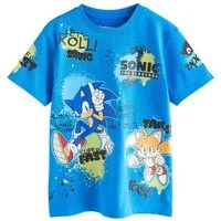 Next T-Shirt Sonic T-Shirt mit Wendepailletten 100 % Baumwolle (1-tlg)