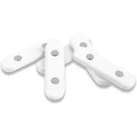Deco-Raum Bleistäbchen Bleistreifen Lackiert Hochwertig, Vorhänge, (5-tlg), Beschwerung