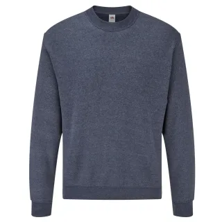 Fruit of the Loom - "Classic" Sweatshirt für Herren angesetzte Ärmel (Heide Blau)