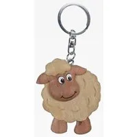 Cornelißen Schlüsselanhänger Holz Anhänger Schaf weiß (1-tlg)