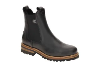 Panama Jack Francesca Igloo B9 Damen Stiefeletten schwarz wasserdicht Lammfell