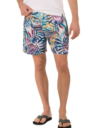 Trigema Shorts "TRIGEMA Bade-/Freizeitshorts mit Druckmotiv"