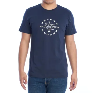 Kurzarm-T-Shirt mit normaler Passform YMR321-JS206 Herren
