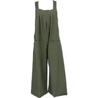 Guru-Shop Relaxhose Luftige Latzhose, Ethno Style Boho oversize.. alternative Bekleidung