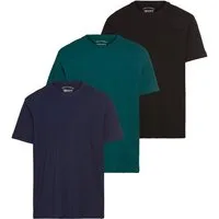 Man's World T-Shirt neue Farben! Preis-Leistungs Bestseller! Auch in Großen Größen (3er-Pack) aus Baumwolle, angenehmer Tragekomfort, hochwertige Verarbeitung