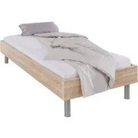 Wimex Bett Easy, große Auswahl an Größen und Farben, auch in Komforthöhe (Made in Germany), ohne Kopfteil, ideal unter Dachschrägen oder Fenster