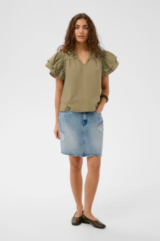 Kurzarm-Bluse CUkipa Kurzarm-Bluse Relaxed fit