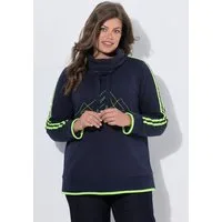 Laurasøn Sweatshirt Sweatshirt variabler Stehkragen Langarm