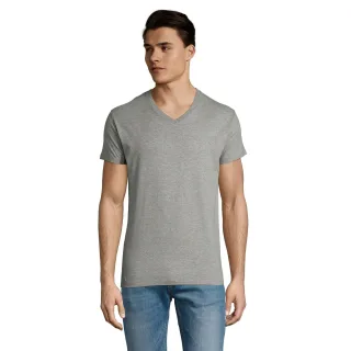 SOLS - "Imperial" T-Shirt V-Ausschnitt für Herren (Grau meliert)