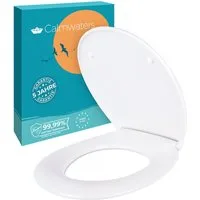 Calmwaters WC-Sitz Original, Premium, Made in EU, Absenkautomatik, bis 250 kg, Abnehmbar, 26LP2904