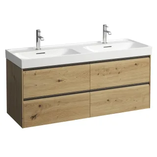 LAUFEN Waschtischunterchrank MEDA 448x1284x515 4 Schubl integ. H4216440112671