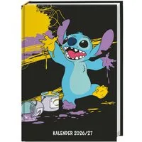Athesia Kalenderverlag Taschenkalender Stitch 17-Monats-Kalenderbuch A5 2027 - 17 Monate. Von August 2026 ...