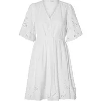 Selected Midikleid SLFDAHLIA (1-tlg) Drapiert/gerafft