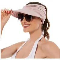 Coonoor Strohhut Sun Visor Hüte für Damen, verstellbare leichte Sommerhut