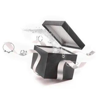 24 Überraschungsjuwelen für den Adventskalender - Silber und Kristall