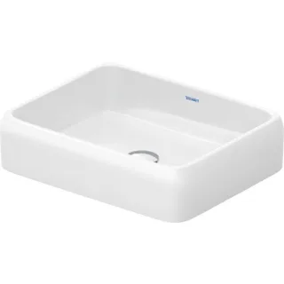Duravit Collection One Aufsatzbecken 2383500079 ohne Hahnlochbank, Hahnloch und Überlauf, Weiß Hochglanz