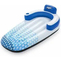 Bestway Luftmatratze Poolliege mit Getränkehalter Hydro-Force Indigo Wave 183x97x53,5cm