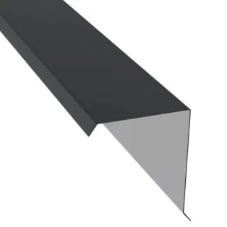 Ortgangblech | 100 x 120 x 2000 mm | Innenwinkel 90°