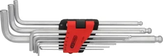 KS Tools Kugelkopf-Innensechskant-Winkelstiftschlüssel-Satz,XL,9-tlg - 151.3220