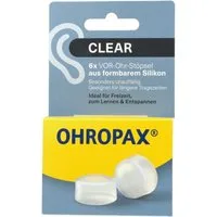 OHROPAX Gehörschutzstöpsel OHROPAX Clear Silikon Vor-Ohr Stöpsel