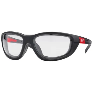 Milwaukee - High Performance PREMIUM Schutzbrille klar mit Schaumstoffauflage - 4932471885
