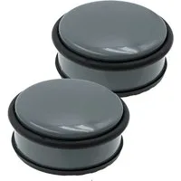 hrb Bodentürstopper Türstopper aus Edelstahl schwerer Stopper für Boden (2 St)