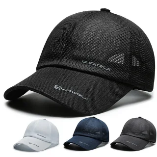 Spring Summer Breathable Mesh Baseball Caps for Men Women Outdoor Sports Fishing Driving Adjustable Casual Hats Sunscree