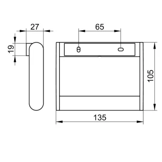 Keuco Toilettenpapierhalter Plan 14961, 14961010000