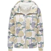 Ragwear Sweatjacke Fllawia Print modische Damen Zip-Jacke mit Allover-Print