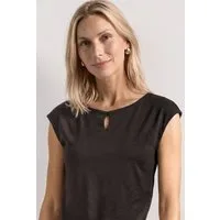 STREET ONE T-Shirt mit Cut-Out Detail