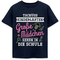 Spreadshirt T-Shirt Große Mädchen Gehen In Die Schule Einschulung Kinder T-Shirt (1-tlg) Fällt klein aus. Wir empfehlen, eine Größe größer zu bestellen.