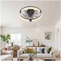 BBWL Deckenventilator mit LED dimmbar 35W 6 Stufen APP & Fernbedienung 3000-6500K