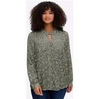 Sheego Klassische Bluse Bluse Langarm