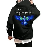 RMK Hoodie Herren Kapuzenpullover Pullover Pulli Langarmshirt Heaven mit Kapuze und 2 Taschen