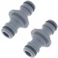 BENSON Schlauchkupplung 2x Gartenschlauch Verbinder Schlauchkupplung, Wasserschlauch, Schnellkupplung, Adapter