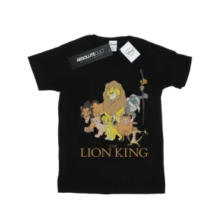 Disney Herren Der König der Löwen Gruppen-T-Shirt (Schwarz)