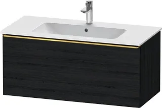 Duravit D-Neo Waschtischunterbau wandhängend Eiche Schwarz Matt 1010x462x440 mm - DE4263034160000 DE4263034160000