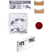 Keuco Klebepad Reva (Klebe-Set Typ 8) für Reva Toilettenpapierhalter, verchromt, ohne Bohren