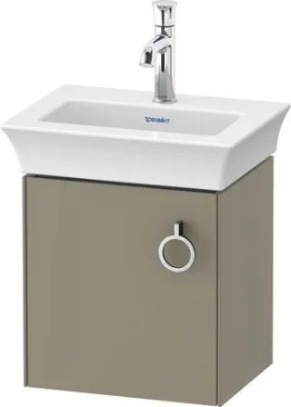 Duravit White Tulip Waschtischunterbau wandhängend Stein Grau Hochglanz 384x298x410 mm - WT4250LH2H2 WT4250LH2H2